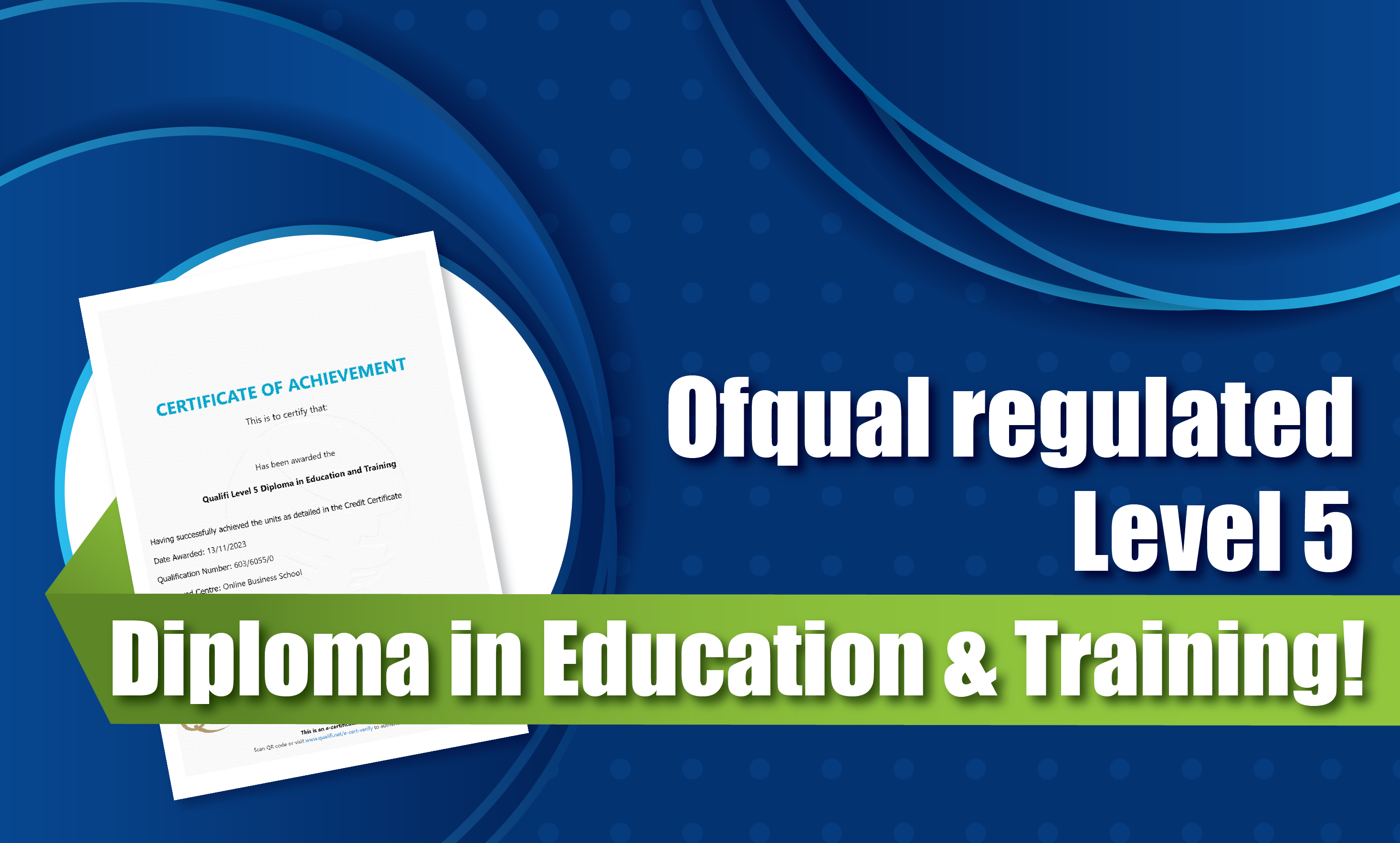 Diploma in Education & Training